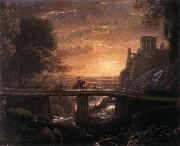 Claude Lorrain Imaginary View of Tivoli dfg oil painting on canvas